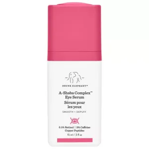 Комплексная ретиноловая сыворотка для глаз A-Shaba с кофеином + медными пептидами Drunk Elephant