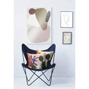 Наволочка Bilbao без наполнителя Apelt, Bunt-flieder-orange