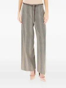 Классические брюки в клетку Engracia Kocca, коричневый