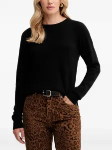 Свитер с круглым вырезом Fracomina, черный