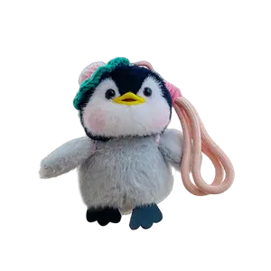 Вязаная ткань коллекция Hawaii плюшевый кулон пингвин, капибара 12см высота Julebaby