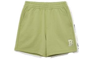 Бейсбольные шорты унисекс оливкового цвета Mlb Base Logo