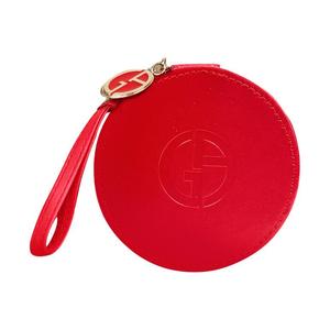 GIORGIO ARMANI Amani розовая сумка для макияжа из нубука с воздушной подушкой