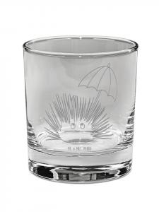 Стакан для виски, морской еж без надписи, прозрачный Mr. & Mrs. Panda