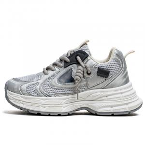 Мужская повседневная обувь с низким верхом Bull charm, Silver Gray