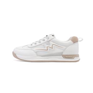 Износостойкие и легкие низкие повседневные туфли для женщин RED DRAGONFLY, White Apricot