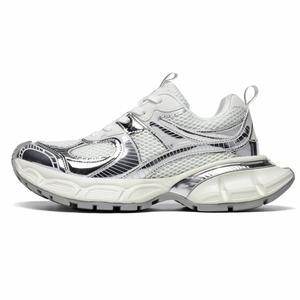 Низкие массивные кеды унисекс BEILIANYA, Silver White