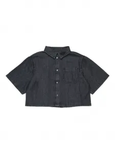 Рубашка CINNIX с вышитым логотипом Diesel Kids, серый