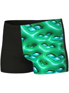 Arena Плавки черно-зеленого цвета