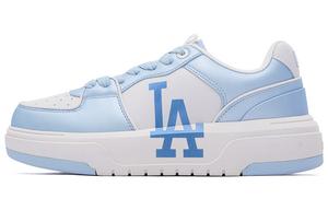 Кроссовки MLB Chunky Liner Skateboarding Shoes Unisex Low-top White/blue, голубой
