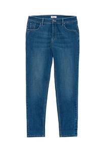 Джинсы «узкие» с двухцветными контрастными швами Sheego, синий