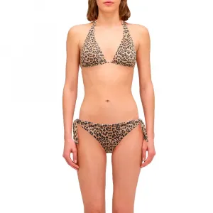 Низ бикини Sundek Bea animal slip, коричневый