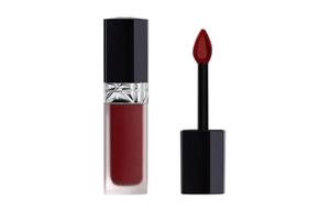 DIOR Жидкая помада Flame Blue Gold Color Lock Black Tube матовая натуральная стойкая 6 мл