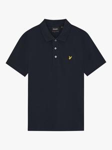 Хлопковая поло с коротким рукавом классического кроя Lyle & Scott, Graystone