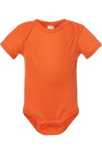 Rabbit Skins Детский комбинезон из ребристой ткани, оранжевый