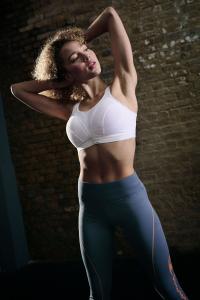 Спортивный бюстгальтер Active d+ Shock Absorber, белый