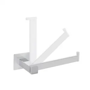 Складной держатель для туалетной бумаги с клеем Monaco Beltrán, хром