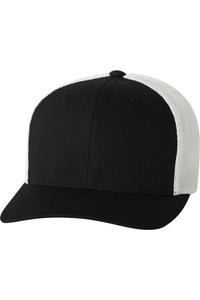 Кепка дальнобойщика Flexfit, черный/белый
