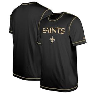 Мужская черная футболка new orleans saints third down с принтом puff New Era