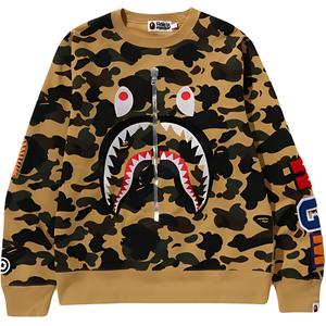 Bape 1st Camo Shark толстовка A BATHING APE, желтый