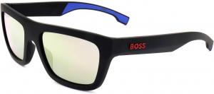 Hugo Boss World Cup солнцезащитные очки B1450S 0VKDC матовый черный/синий 57 мм