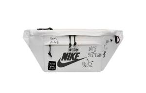 Nike Тканевый поясной рюкзак унисекс светло-серый, Portable Music Player