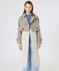 Раздельный многофункциональный тренч Loveless, цвет Mocha