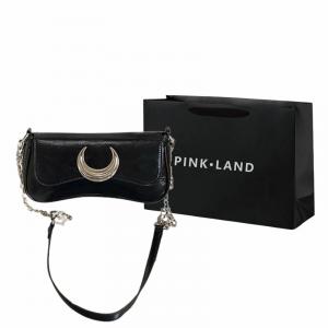 Женская сумка через плечо Pink·Land, Черный
