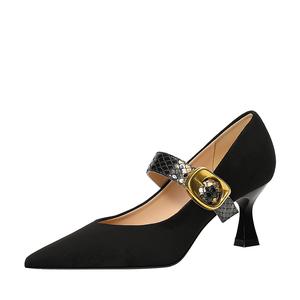 Li Ke Туфли Мэри Джейн женские черные