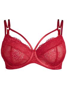 Треугольный бюстгальтер Devoted by Zizzi Lelsa, красный