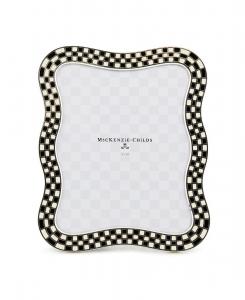 Рамка с волнистым клетчатым узором, посеребренная, 8 x 10 дюймов MacKenzie-Childs, мультколор