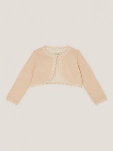 Кардиган Baby Maeve с отделкой в виде ракушек Monsoon, Gold