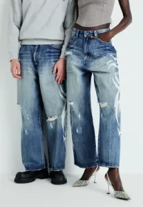 Свободные джинсы унисекс tattoo colossus Jaded London, Denim