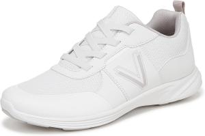 Женские кроссовки для ходьбы Vionic Shay II - активные шнуровочные кроссовки для ходьбы, размеры 5-13, белый