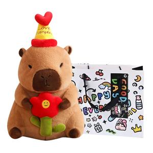 Шапки и кепки Capybara Dolls плюшевая кукла высота 30см/40см Love of wormwood