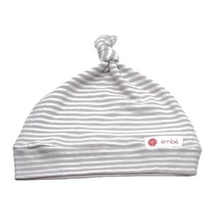 Шапка с узлом для младенцев Embe, цвет Grey Stripes