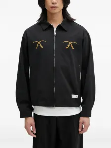 Куртка-рубашка Souvenir на молнии с вышивкой Neighborhood, черный