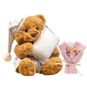 Мягкий и очаровательный медвежонок для сна плюшевая кукла высота 45см Cute Chip