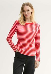 Футболка с длинным рукавом STRIPED INTERLOCK  TOM TAILOR DENIM, мультиколор