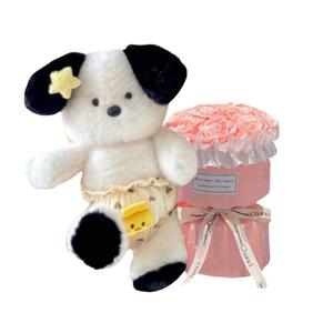 Плюшевая игрушка Love Of Wormwood Forest Running Lamb And Elephant с подгузником, милый дизайн домашнего питомца, плюшевая кукла высотой 40 см AIQINGCAOZHILIAN(WANJU)