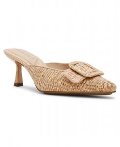 Женские мюли Cassia без шнурков с пряжкой Anne Klein, Natural Raffia