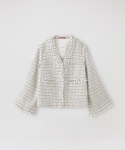 Элегантный твидовый пиджак Loveless, цвет White