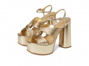 Сандалии MICHAEL Michael Kors Alessia Platform Sandal, цвет Pale Gold
