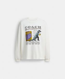 Футболка с длинными рукавами свободного кроя от Leatherwear Collage