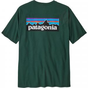 Мужская футболка с логотипом P-6 Responsibili. Patagonia, Cascade Green