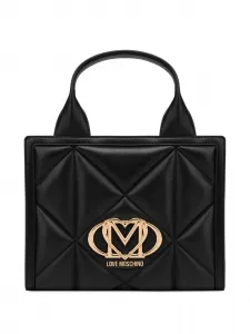 Сумка-тоут с логотипом Love Moschino, черный
