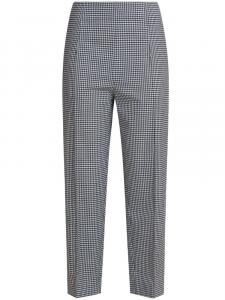 Marni брюки в клетку гингем, черный