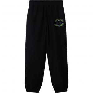 Тренировочные брюки с вышитым логотипом Burberry, Charcoal