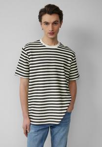 Футболка с принтом GESTREIFTES QS, кремовый