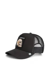 Водитель грузовика, отмененная шапочка-череп Goorin Bros, Black